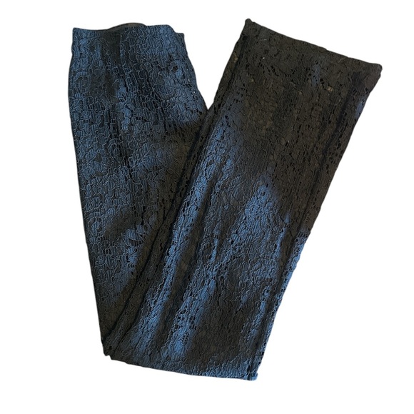 I.N.C. Allover-Lace Flare-Leg Pants - Picture 9 of 10